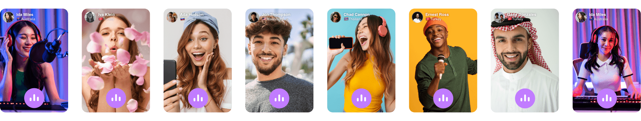 A wide selection of your favourite live streamers on Tinchat.